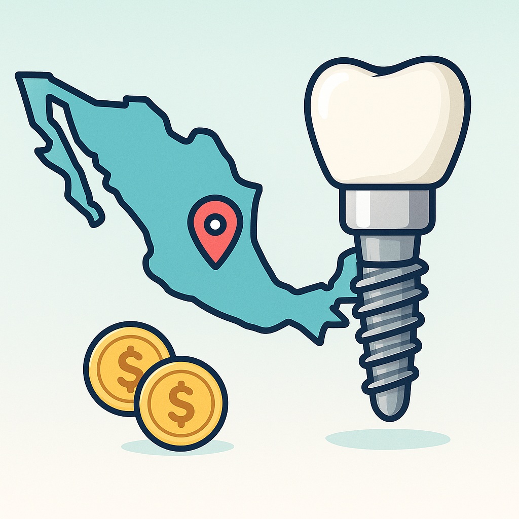 Average Cost of Dental Implants in Cancun