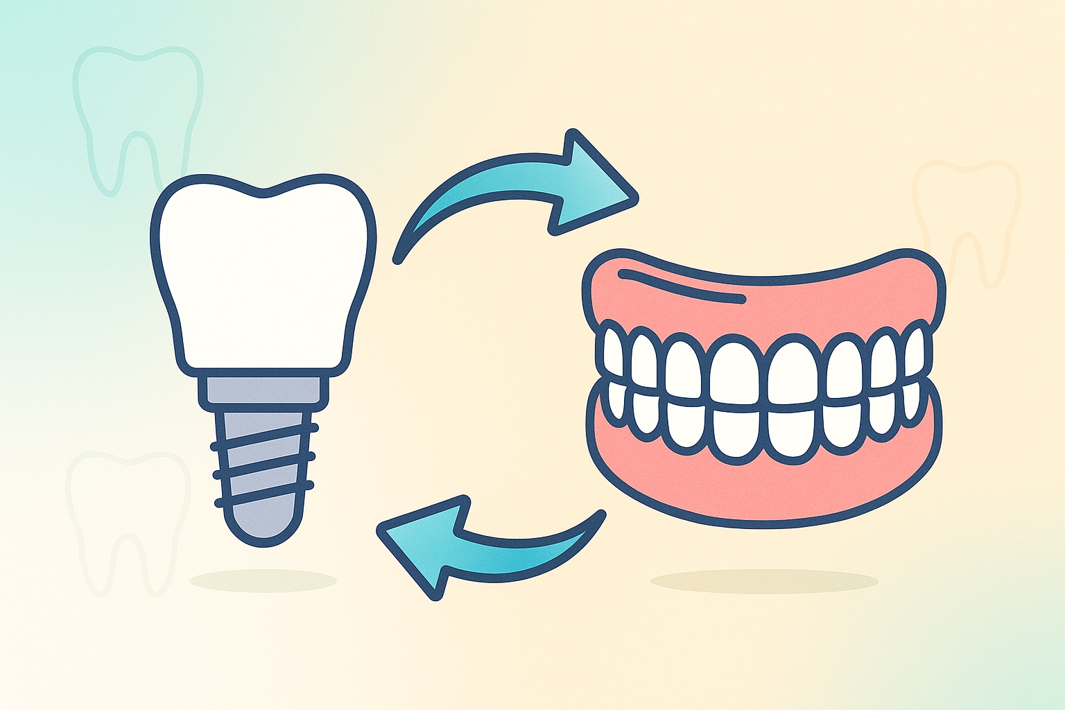 Can Dental Implants Be Removed And Replaced With Dentures