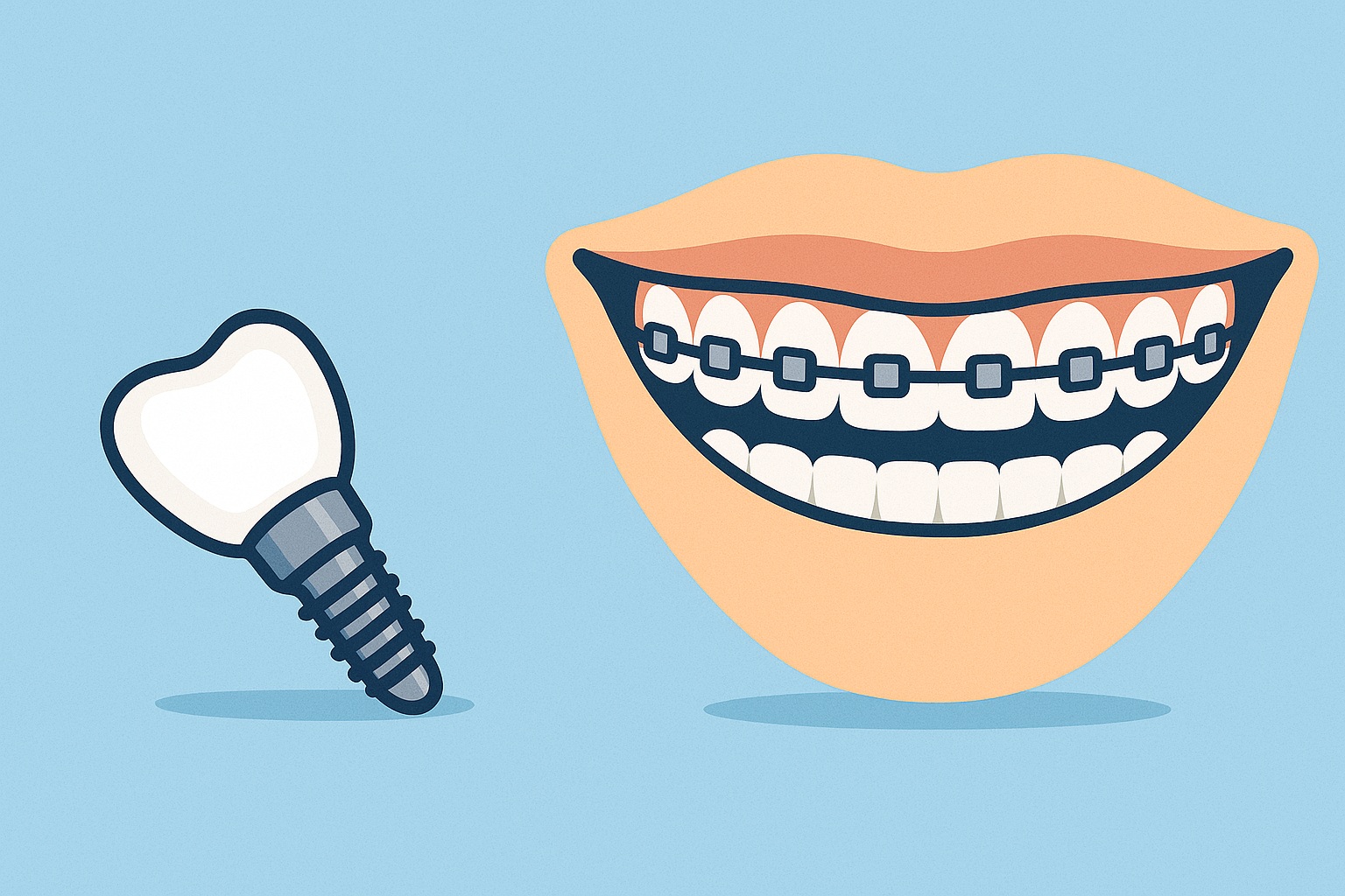 Can You Get Braces With Dental Implants
