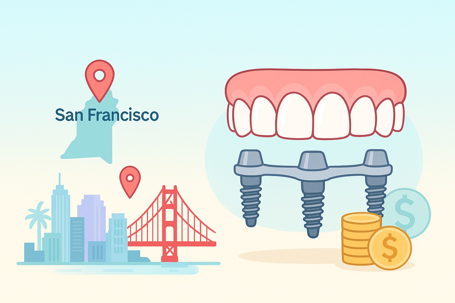 Cost Of Full Mouth Dental Implants San Francisco, CA