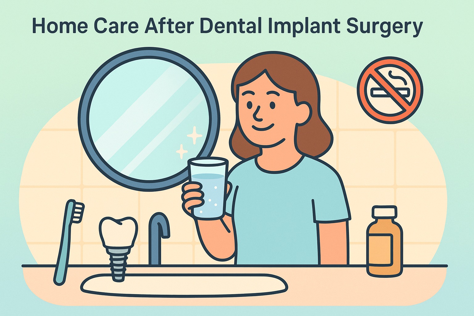 Home Care After Dental Implant Surgery