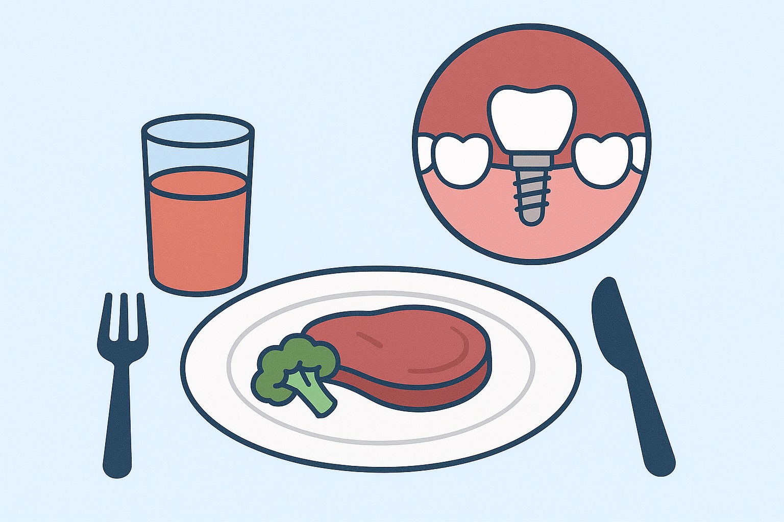 How Long After Dental Implants Can I Eat Normally