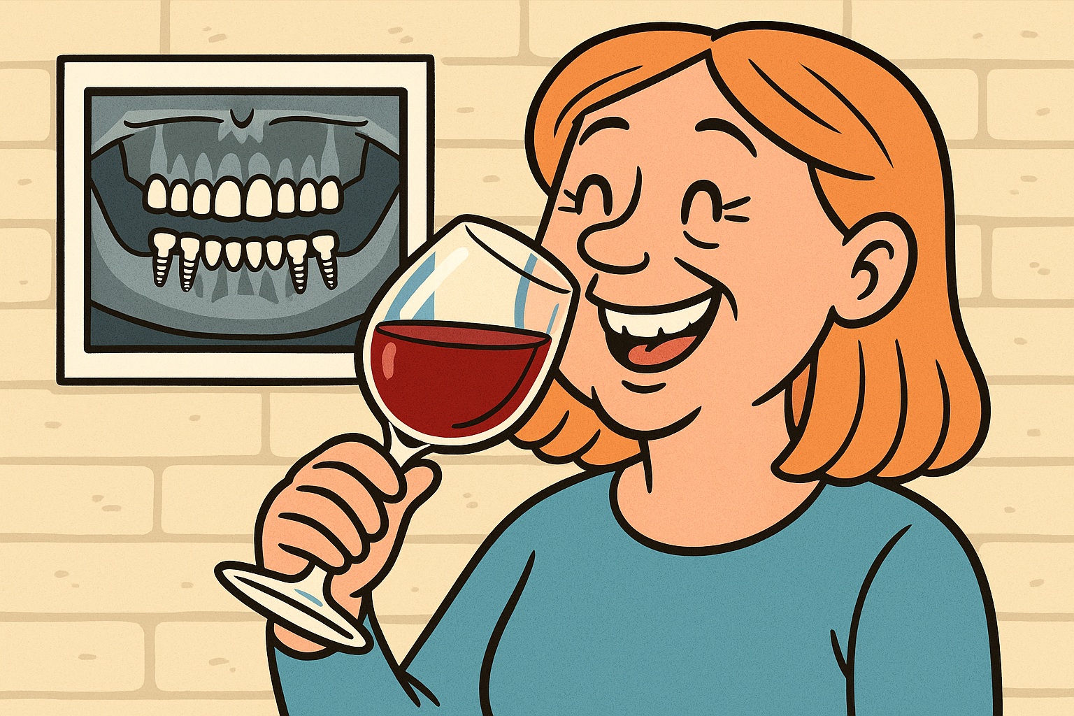 How Long After Dental Implants Can You Have Wine