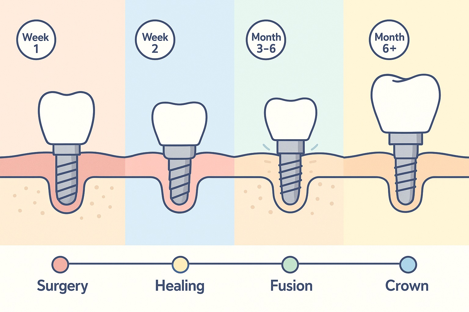 How Long Does Dental Implant Take To Heal