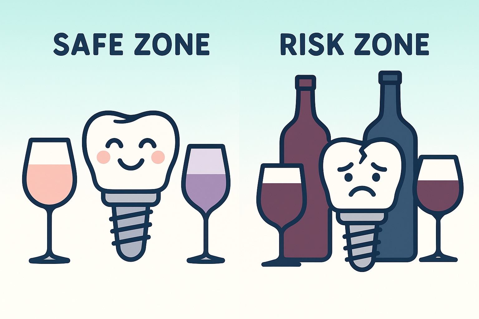 How Much Alcohol Causes Dental Implant Failure