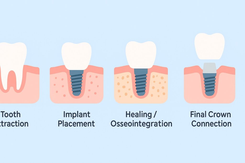Dental Implant Healing Stages Pictures