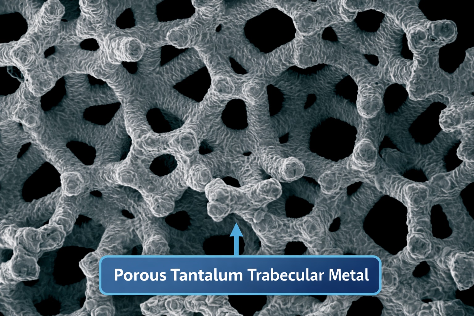 Porous tantalum trabecular metal