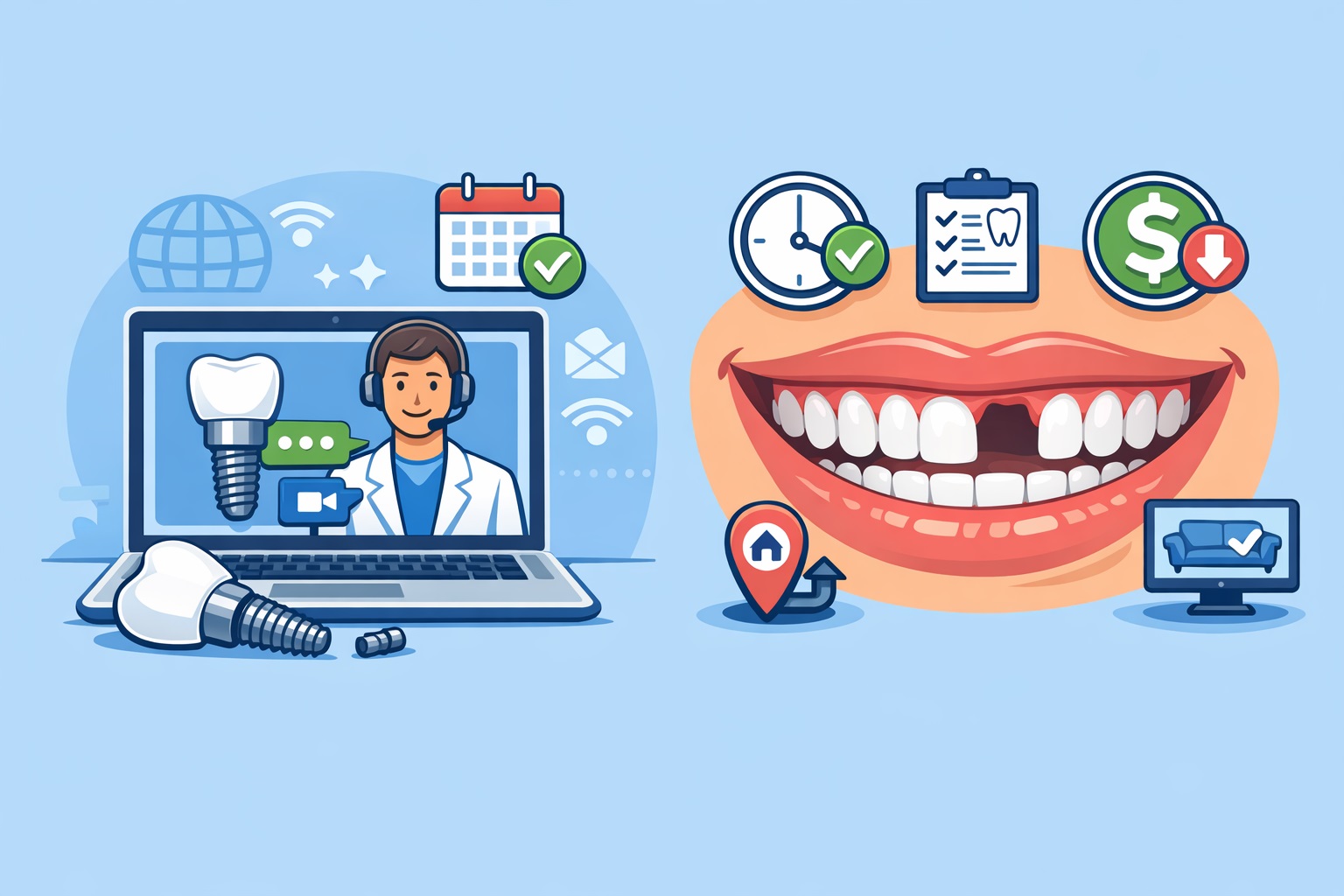 What Are the Benefits of Virtual Consultations for Dental Implants Providers