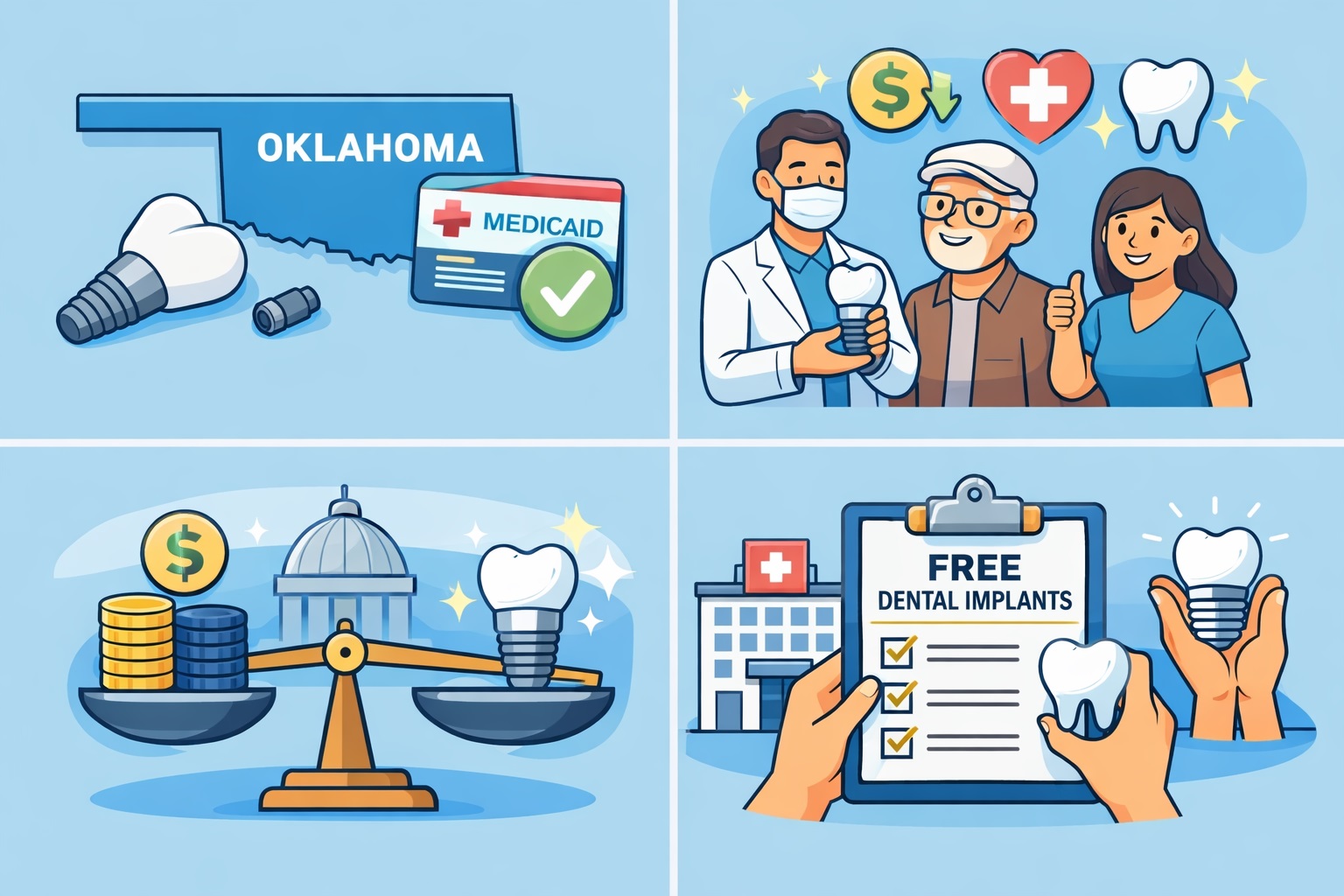 What Are the Options for Free Dental Implants in Oklahoma