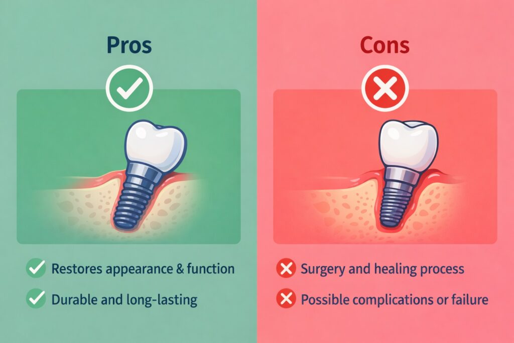What Are the Pros and Cons of Tooth Implants You Should Know?