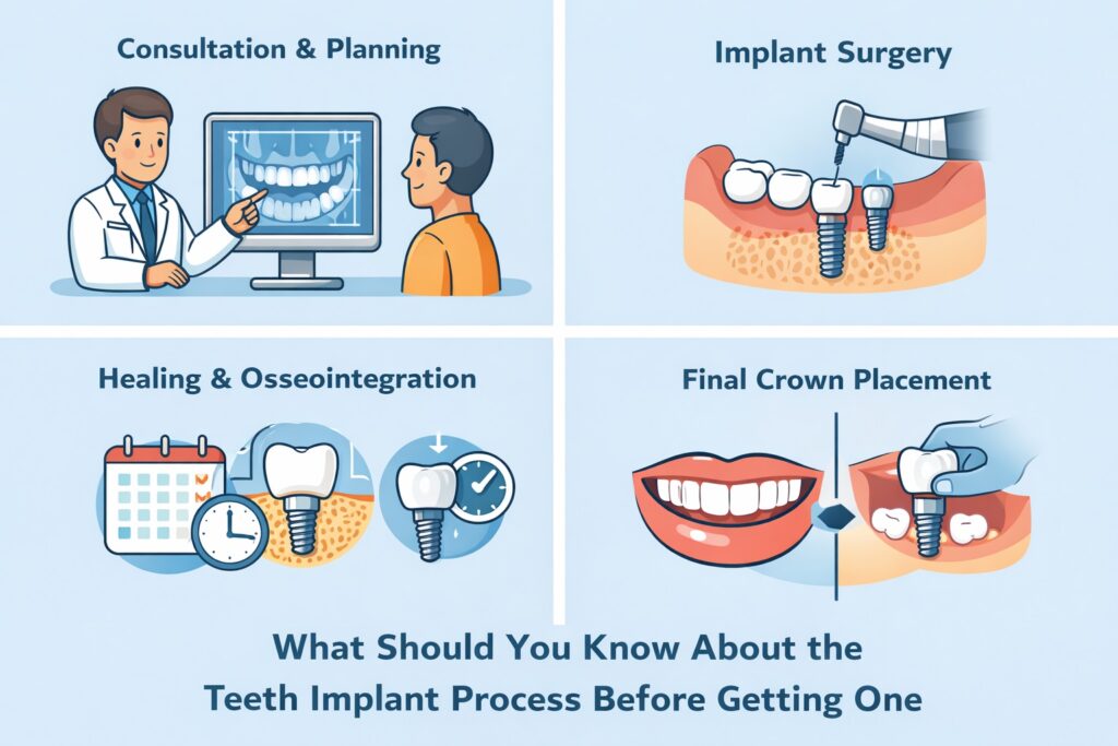 What Should You Know About the Teeth Implant Process Before Getting One