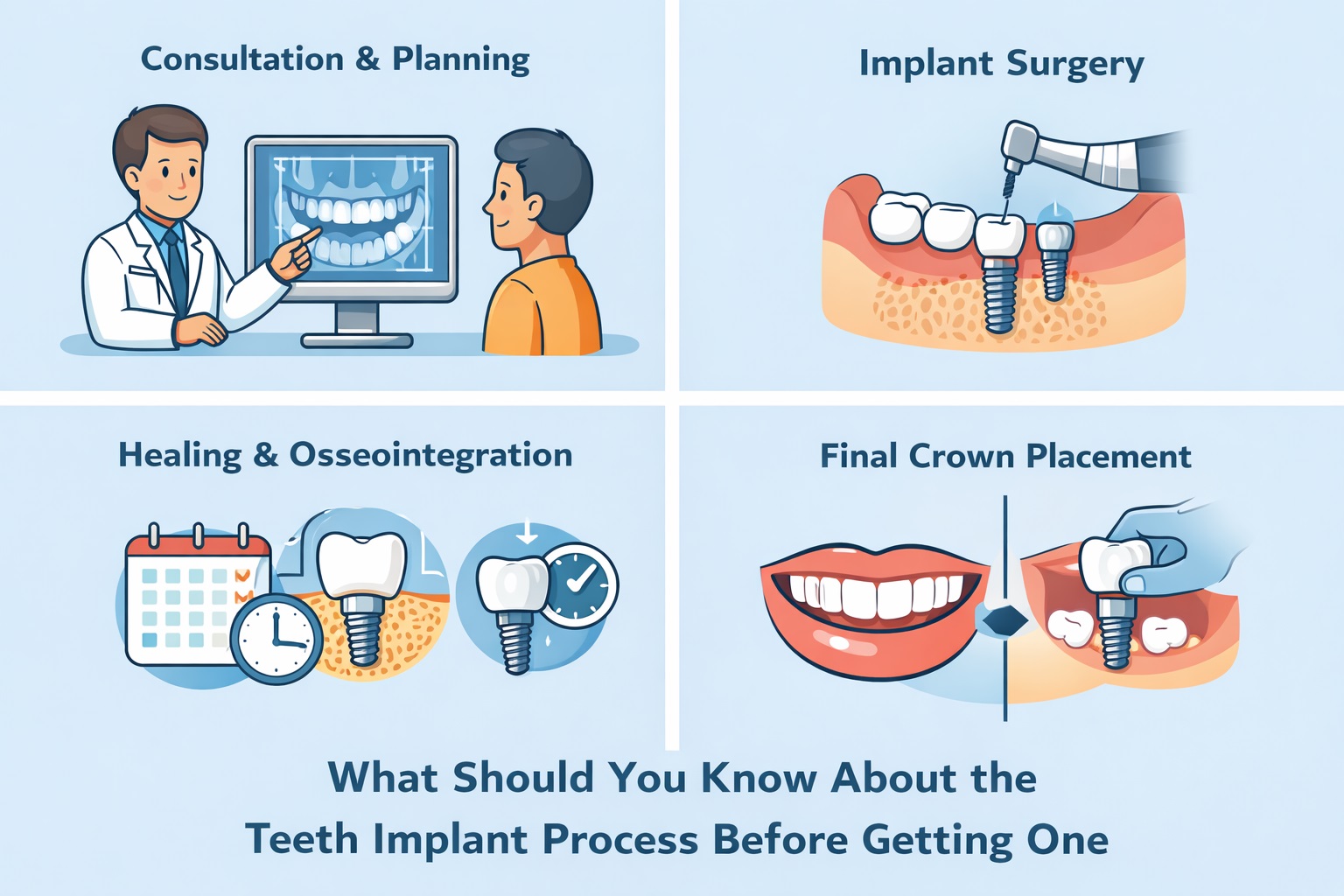 What Should You Know About the Teeth Implant Process Before Getting One