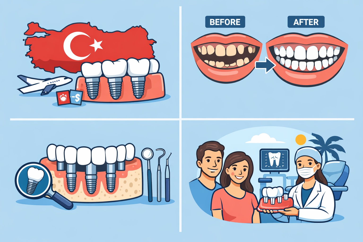 What You Need to Know About Full Mouth Dental Implants in Turkey
